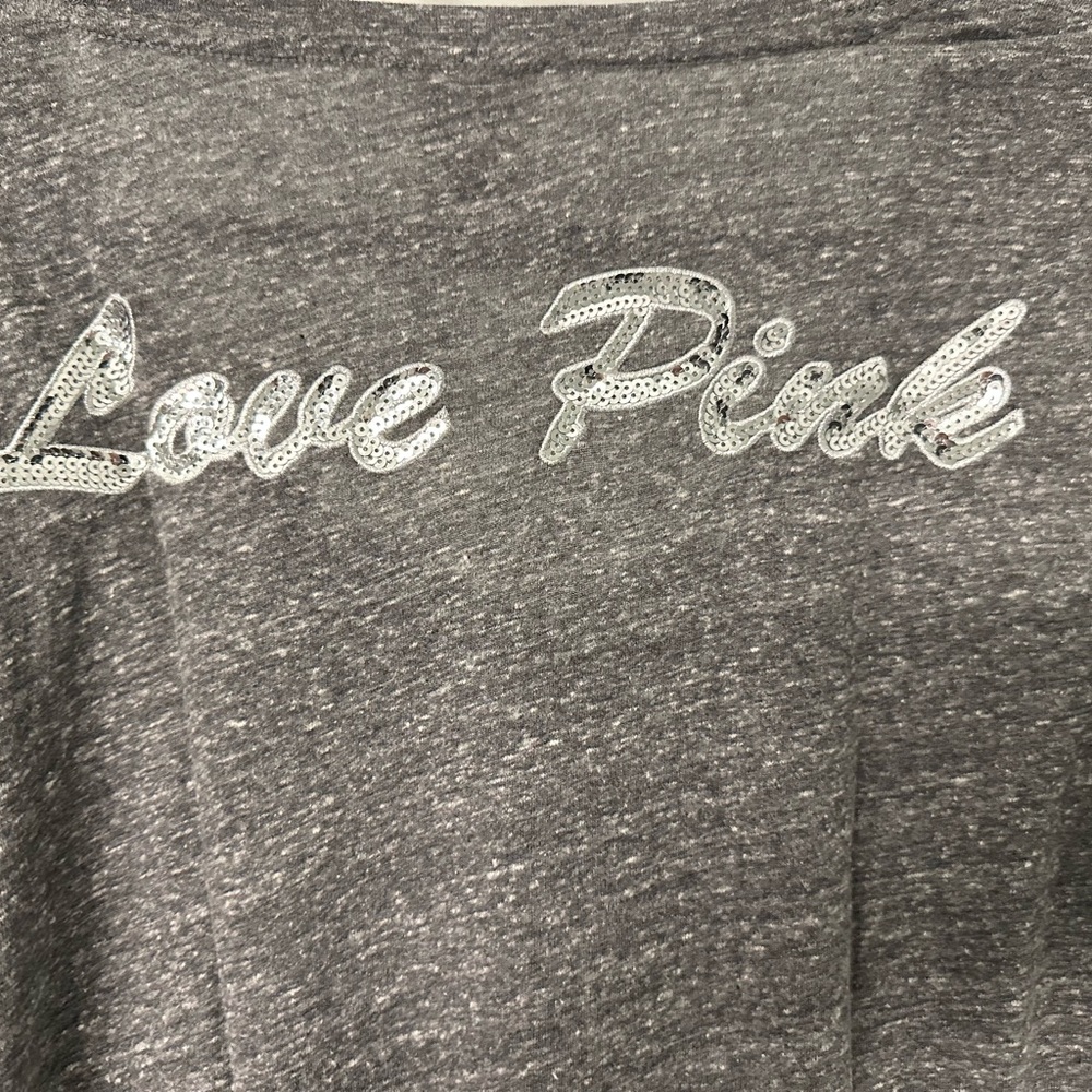 Victoria secret pink bling tee L